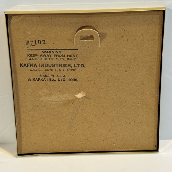 Vintage Leo Zodiac Foil Art Kafka Industries Picture - Picture 3 of 7